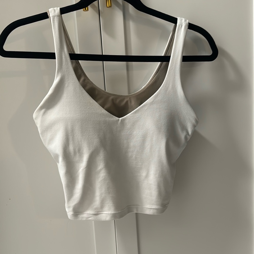White Lululemon Align Tank Top